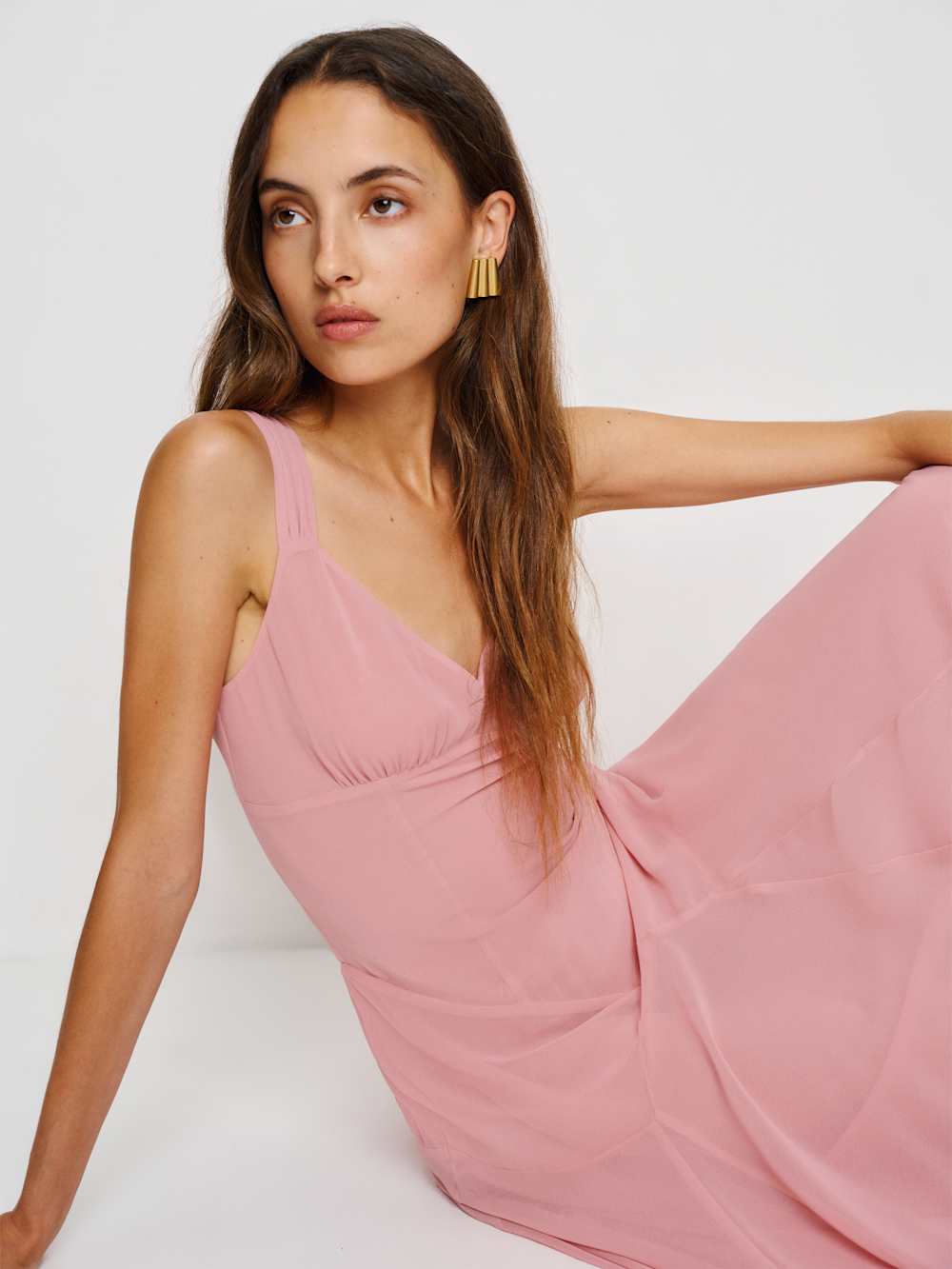 Narcissa Dress - Dusty Rose