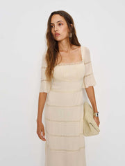 Laverna Dress - Cream