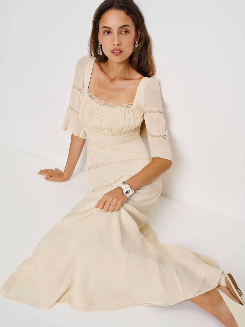 Laverna Dress - Cream