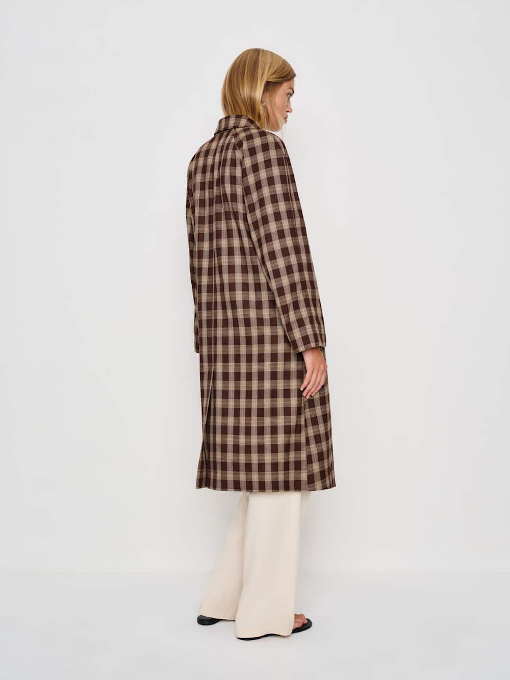 Beck Trench - Brown Check