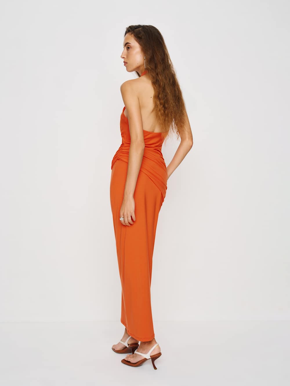 Niccola Knit Dress - Flame