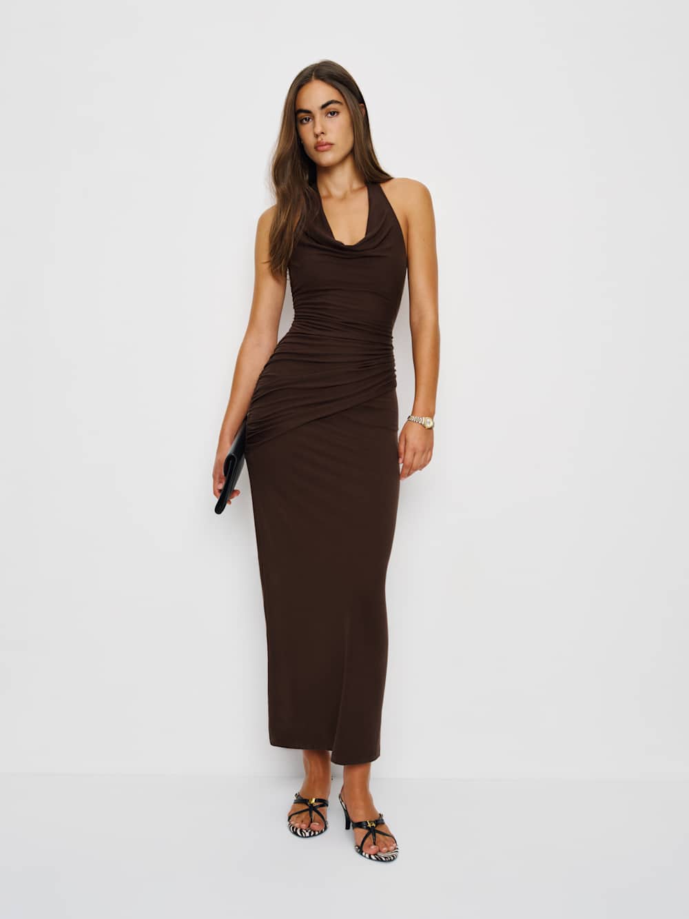 Niccola Knit Dress - Mole