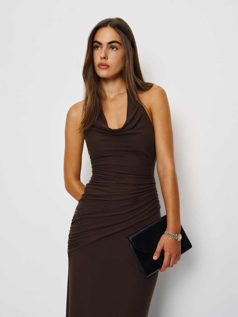 Niccola Knit Dress - Mole
