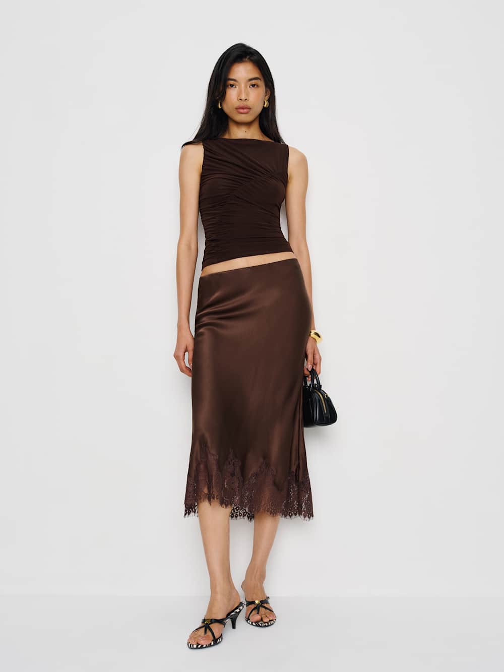 Rosie Knit Top - Dark Brown