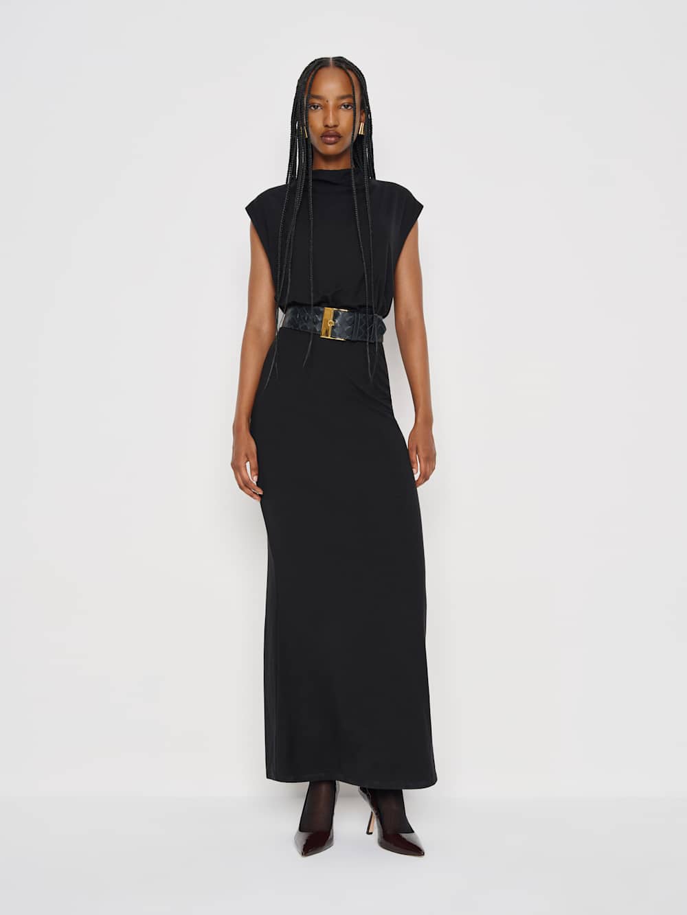 Emmeline Knit Dress - Black