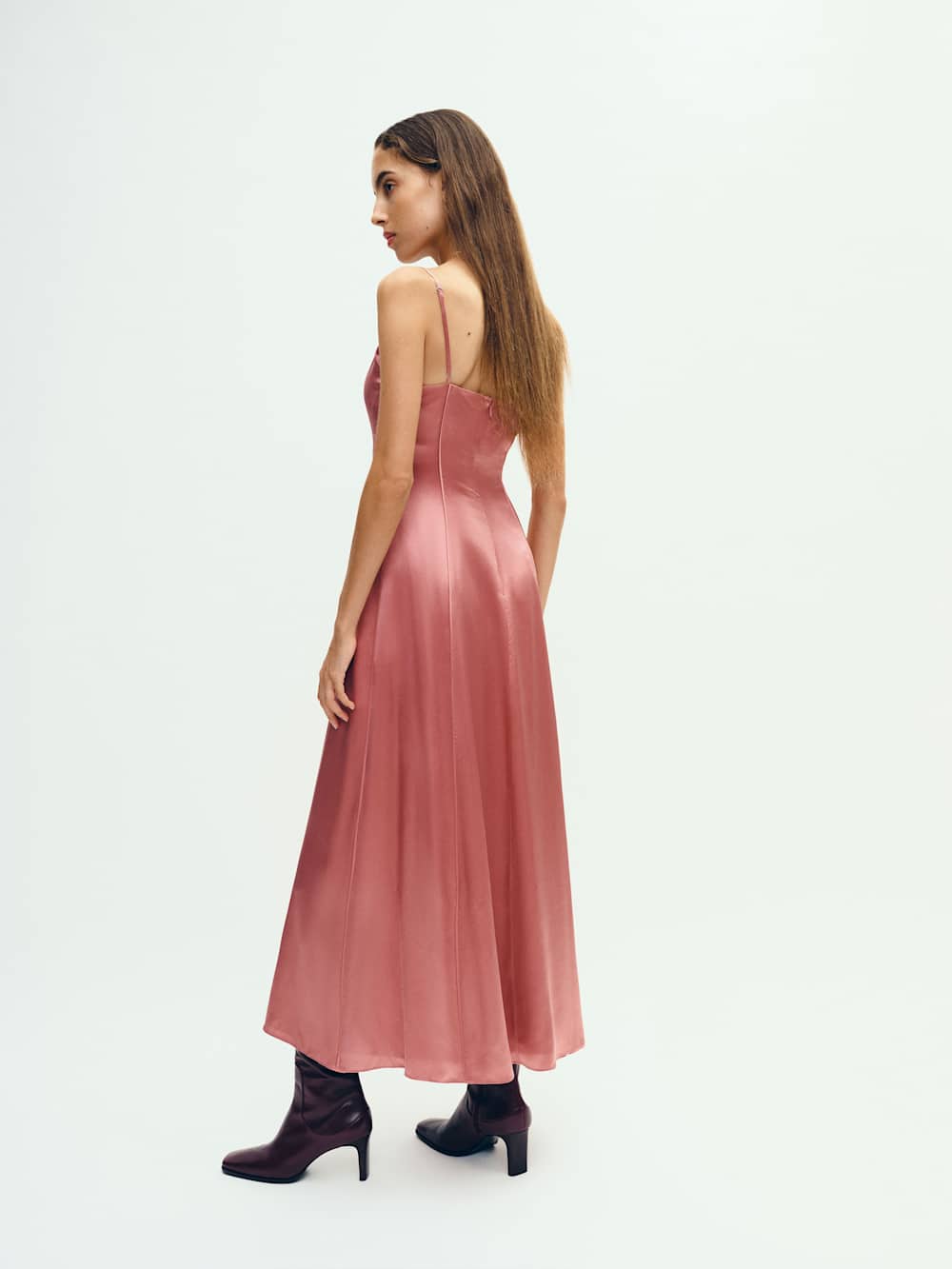 Lya Silk Dress - Dried Rose