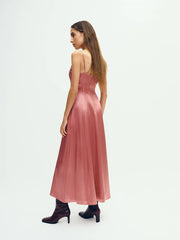 Lya Silk Dress - Dried Rose