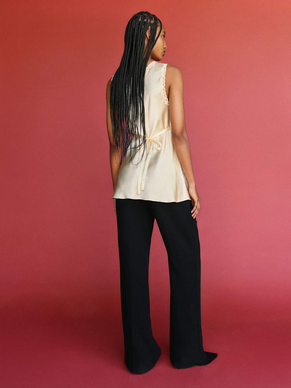 Addie Silk Top - Sugar