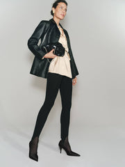 Camilla Silk Top - Almond