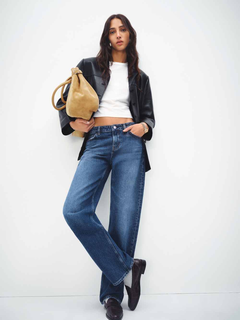 Charlee Low Rise Straight Leg Long Jeans - Maggiore