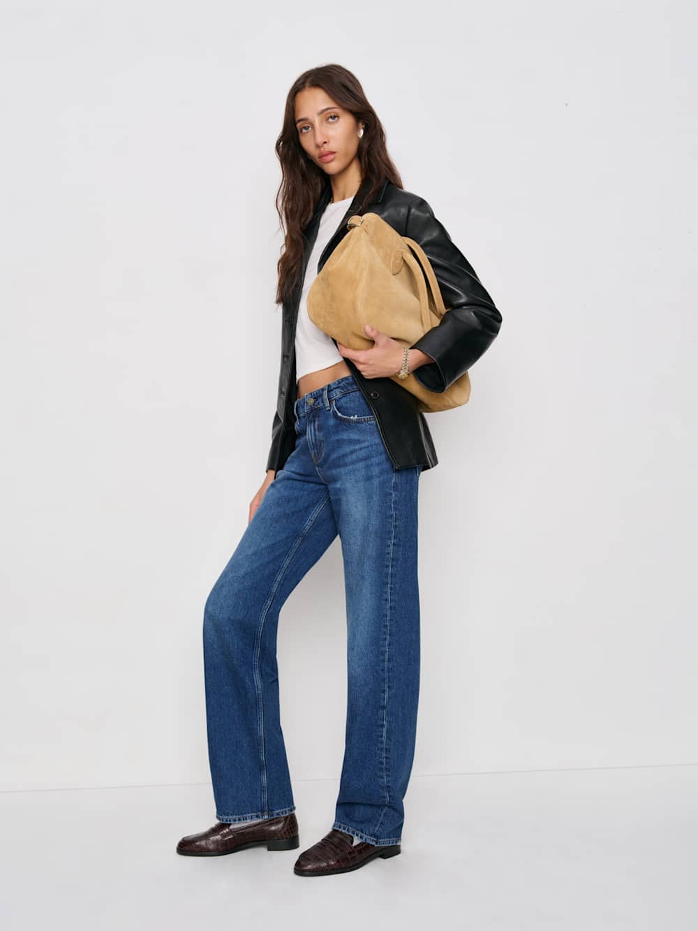 Charlee Low Rise Straight Leg Long Jeans - Maggiore