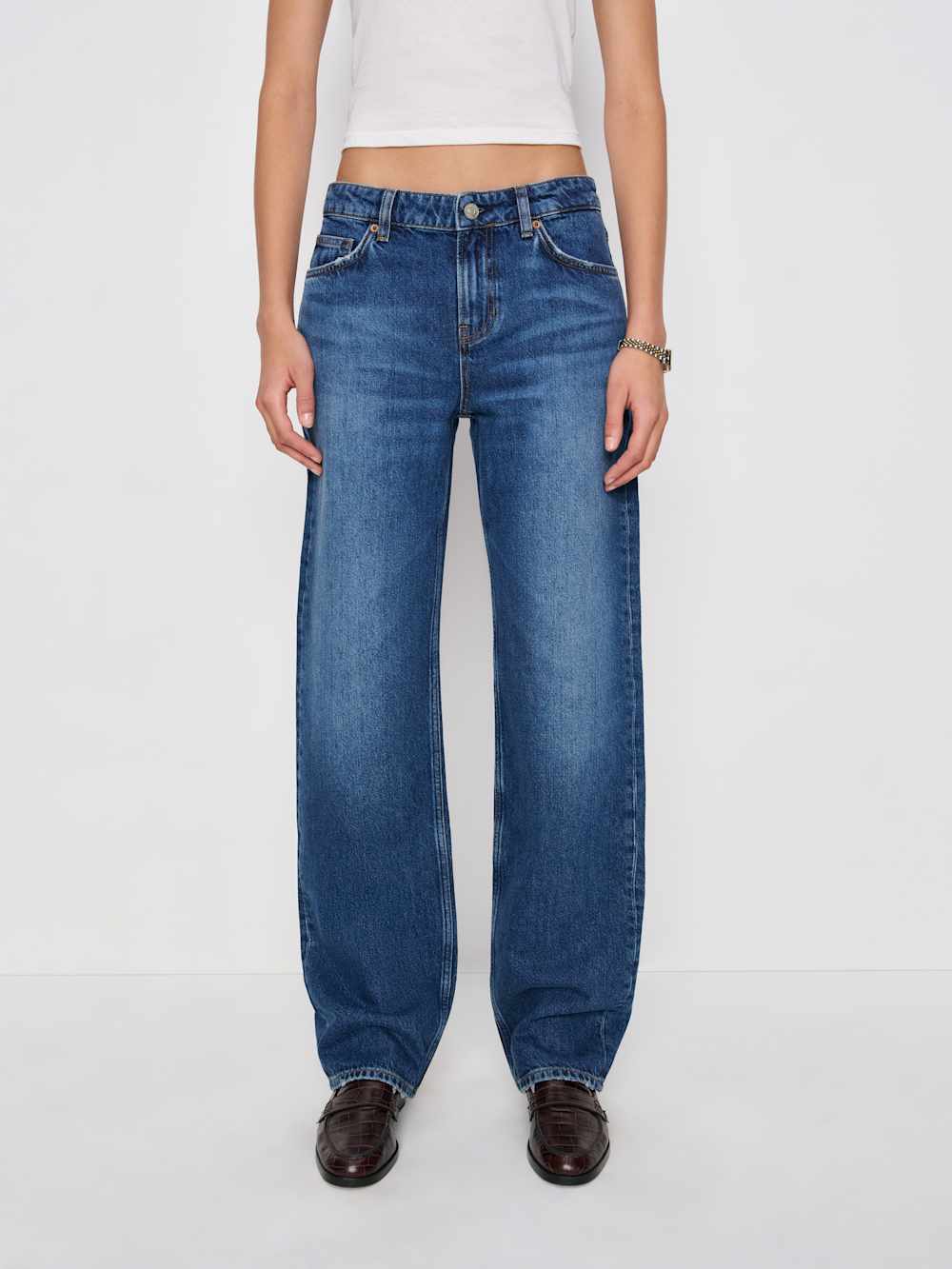 Charlee Low Rise Straight Leg Long Jeans - Maggiore