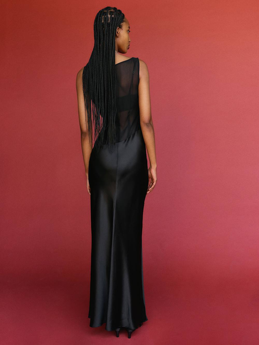 Zelie Silk Dress - Black