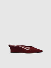Marilyn Wedge Mule - Berry Jam Patent