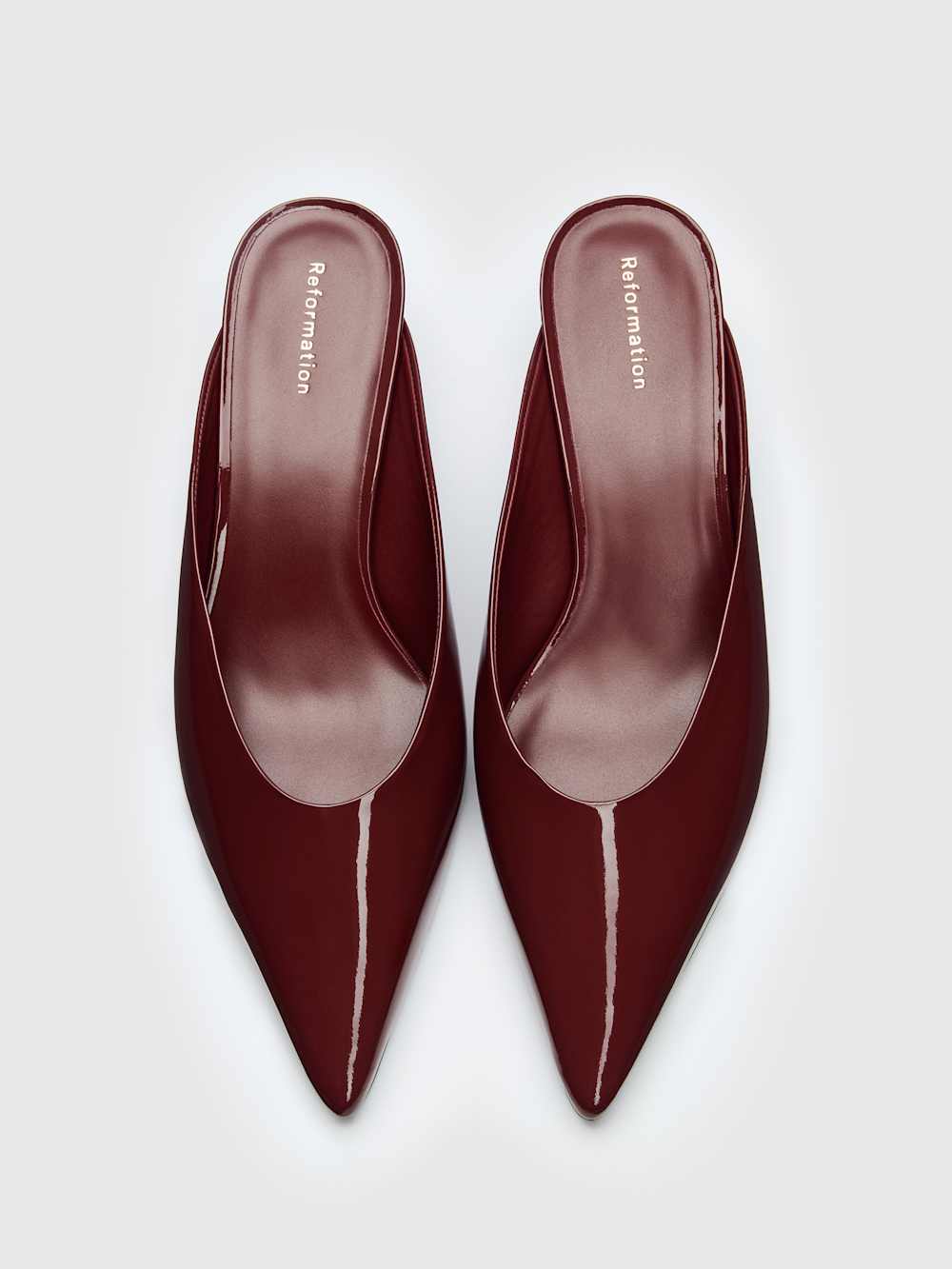 Marilyn Wedge Mule - Berry Jam Patent