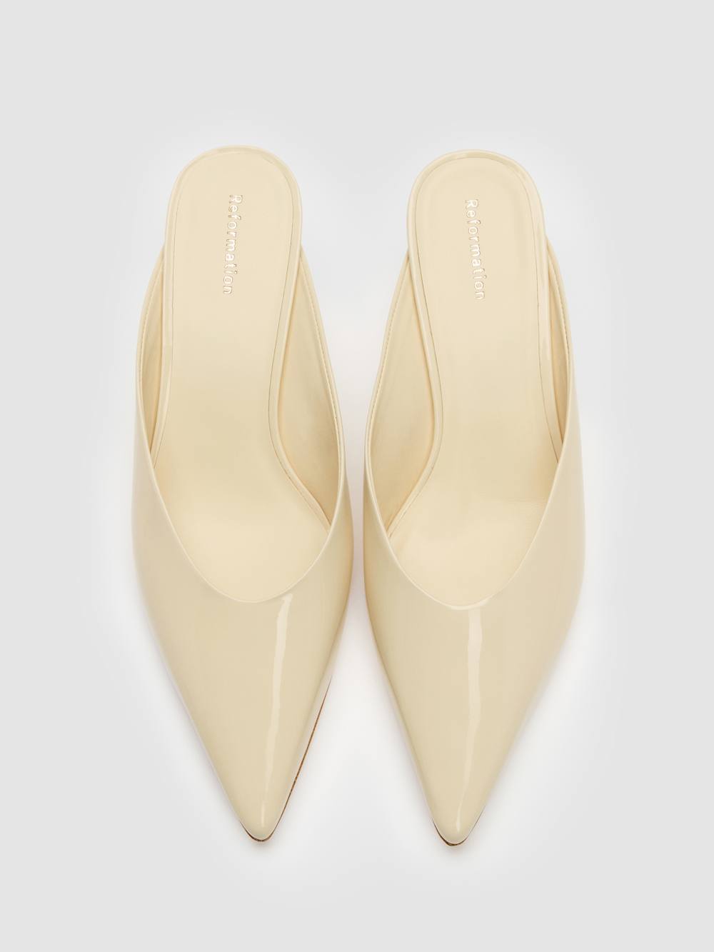 Marilyn Wedge Mule - Cream Puff Patent
