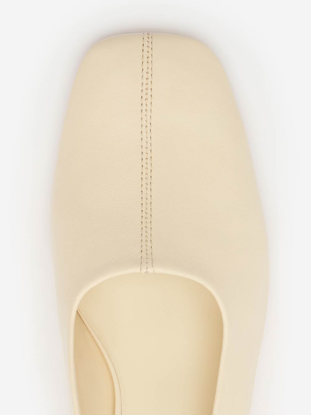 Inez Pump - Cream Puff Leather