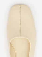 Inez Pump - Cream Puff Leather