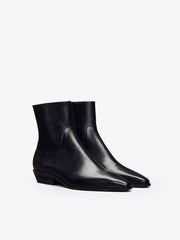 Dominique Ankle Boot - Black Leather