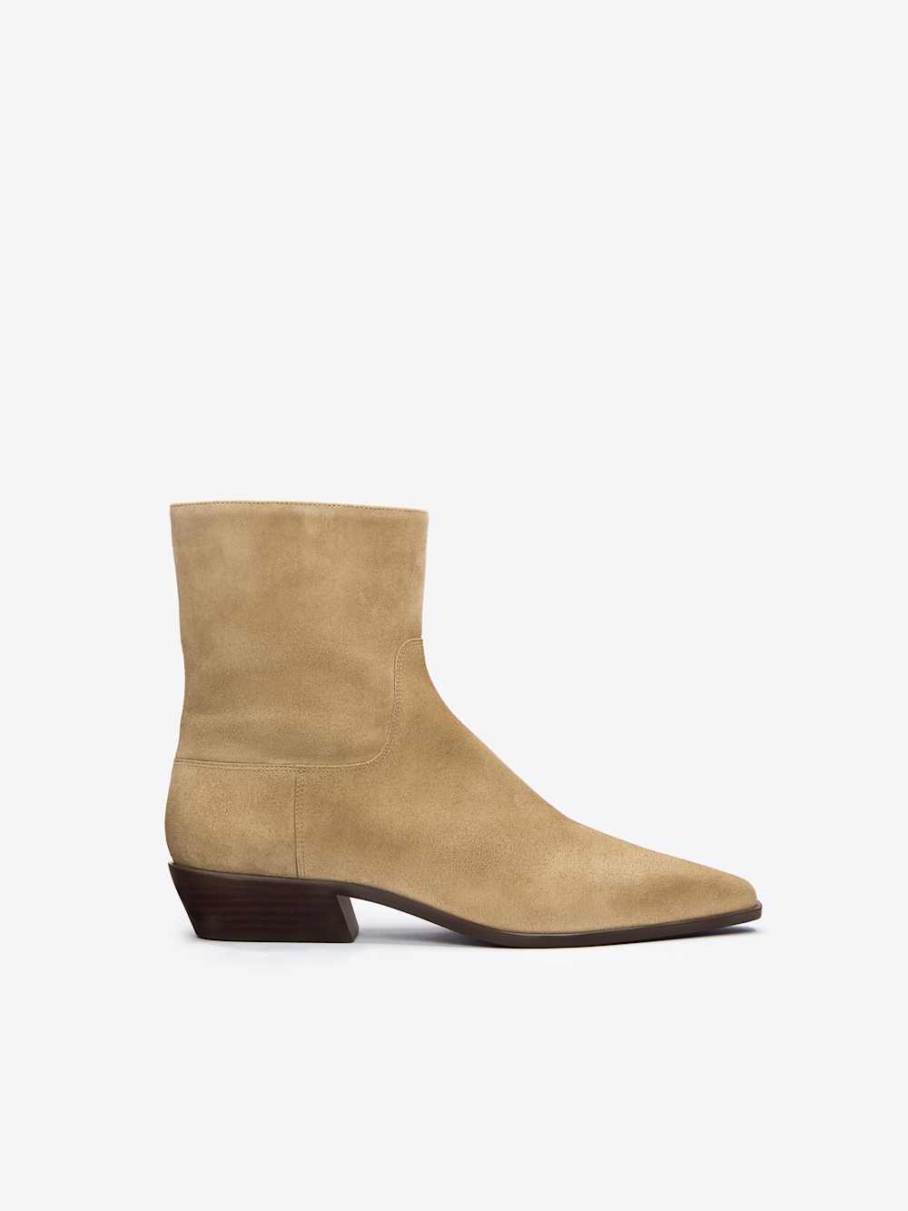 Dominique Ankle Boot - Hazel Suede