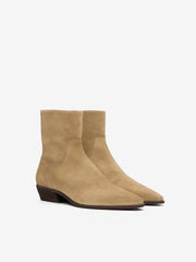 Dominique Ankle Boot - Hazel Suede