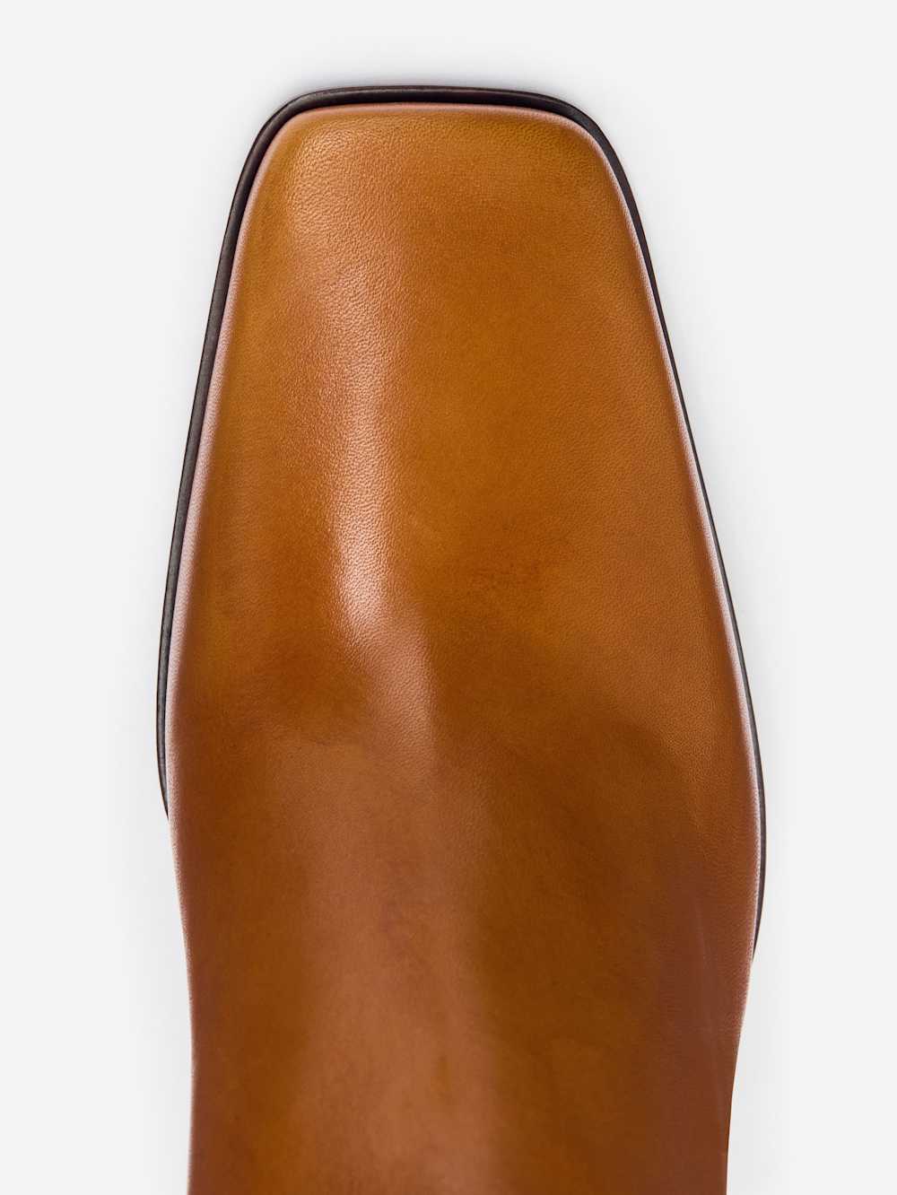 Claudette Ankle Boot - Whiskey Leather