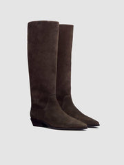 Dominique Knee Boot - Boss Suede