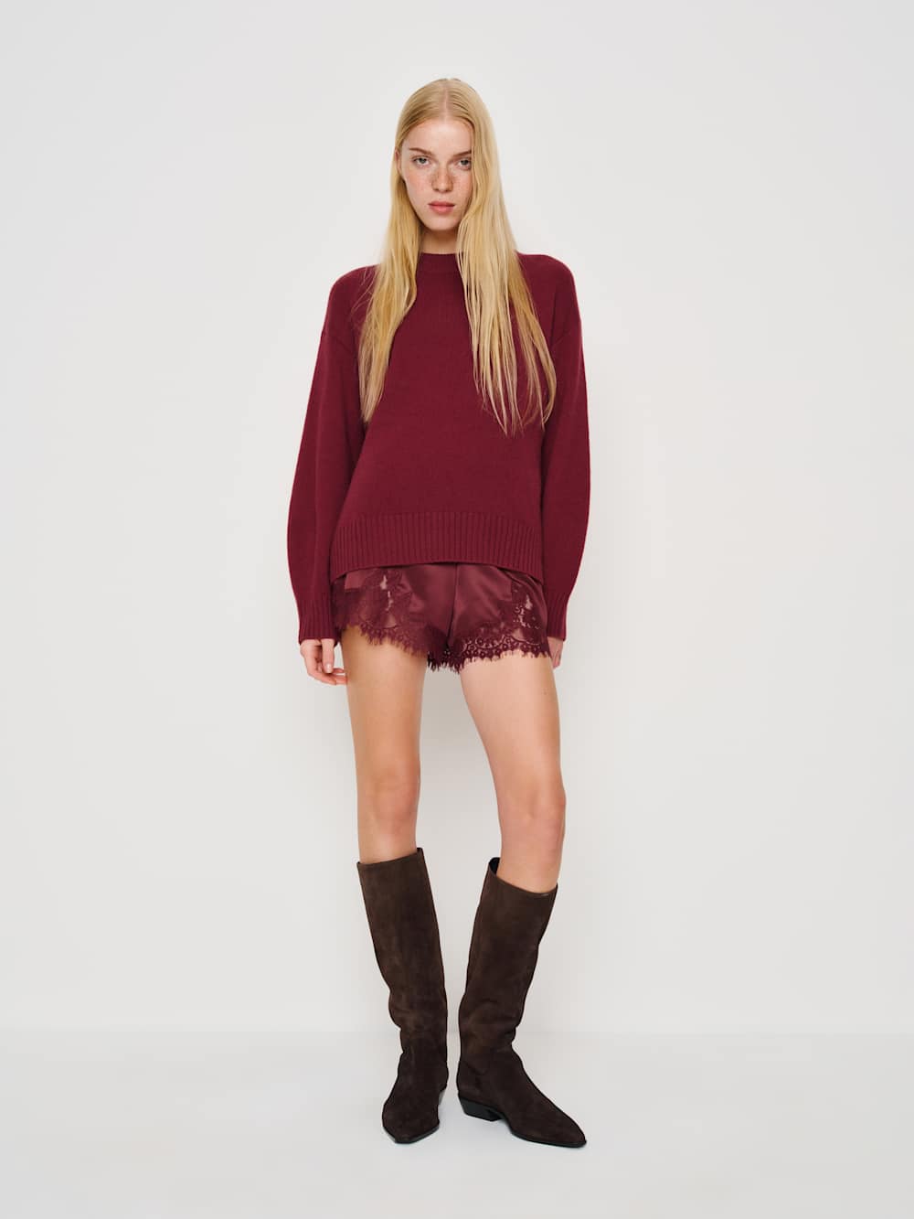 Dominique Knee Boot - Boss Suede