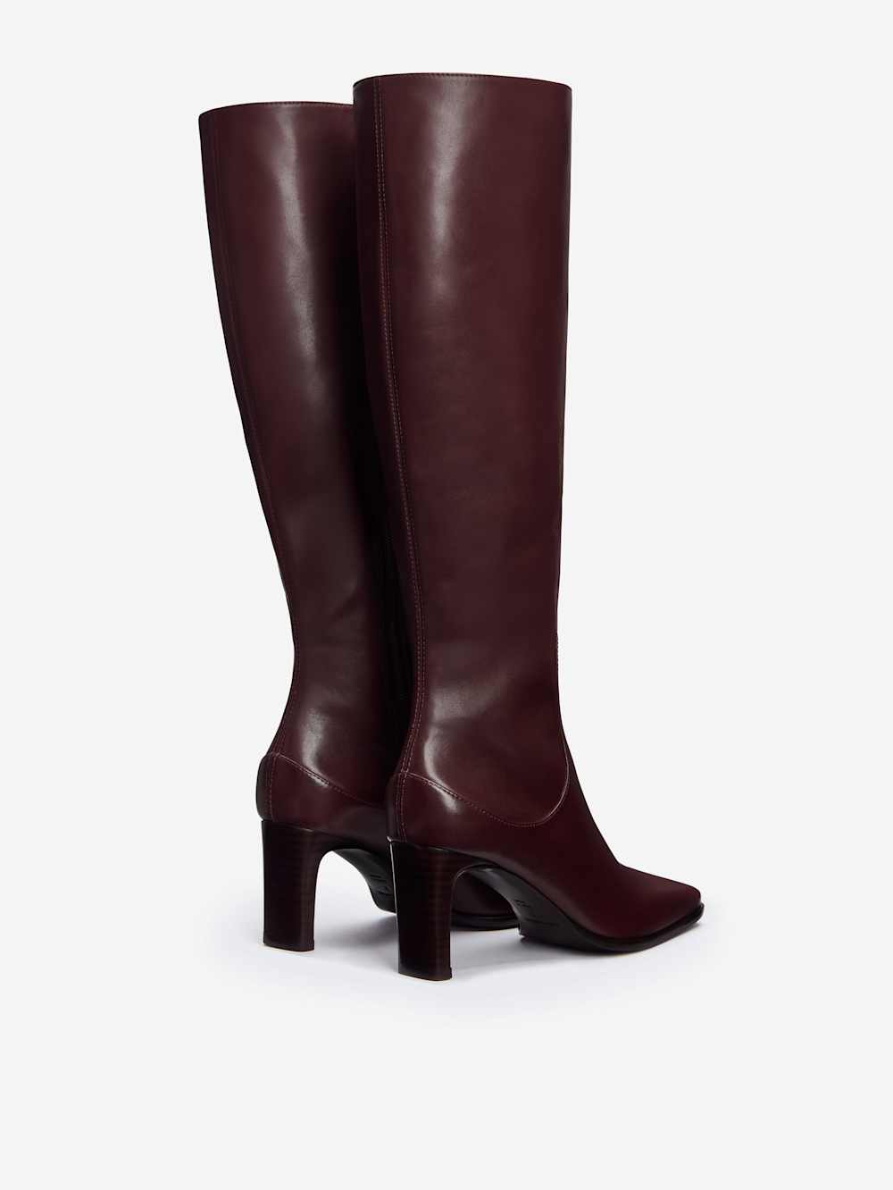 Claudette Knee Boot - Ruby Leather