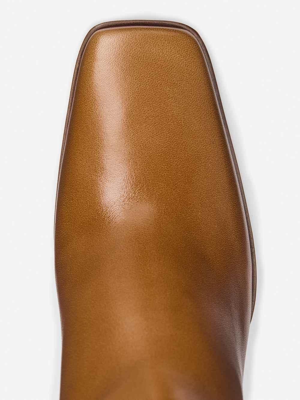 Claudette Knee Boot - Toffee Leather