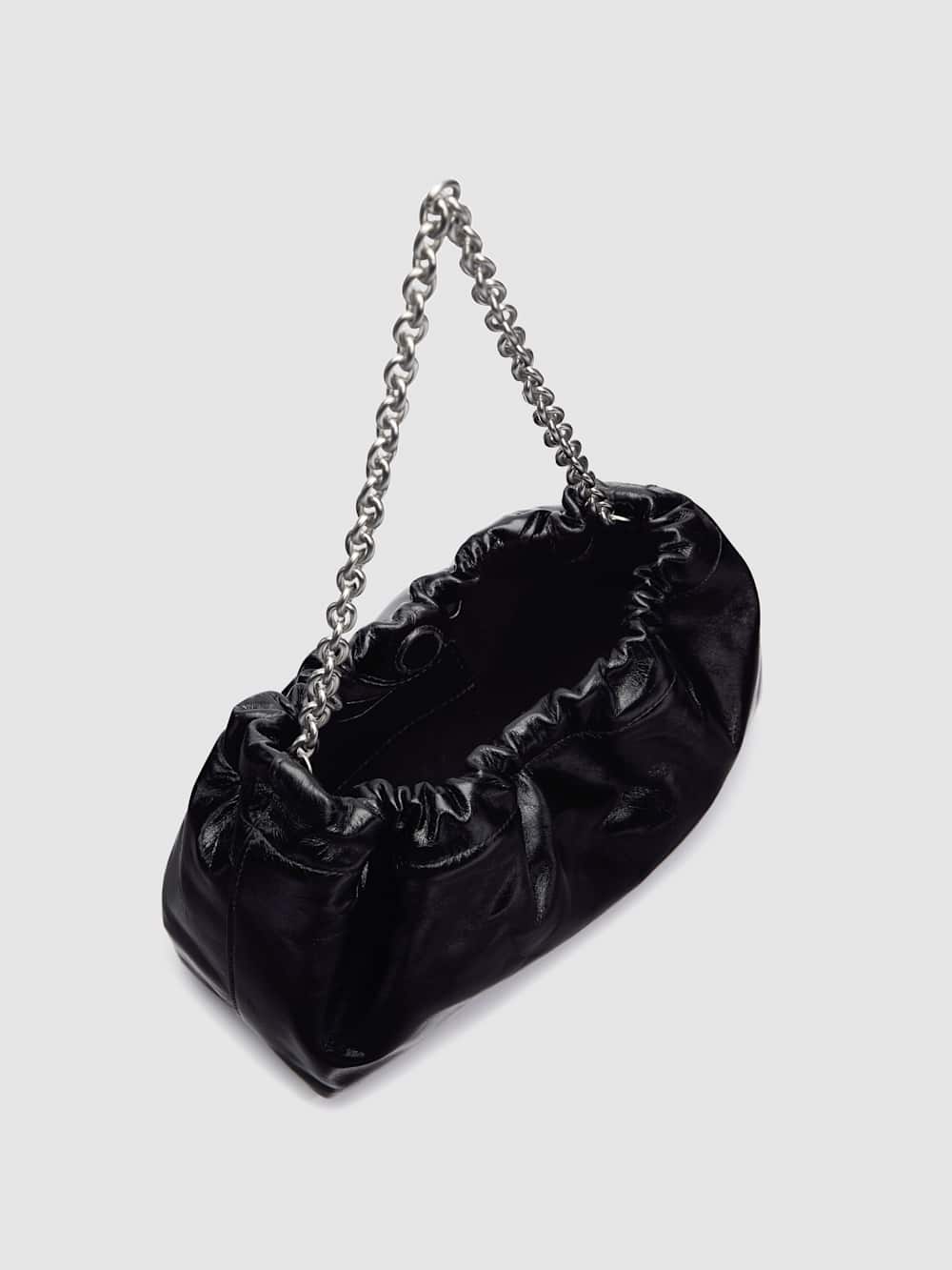 Dahlia Shoulder Bag - Black Leather