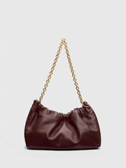 Dahlia Shoulder Bag - Rum Raisin Leather