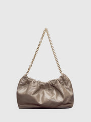Dahlia Shoulder Bag - Taupe Leather