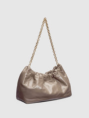 Dahlia Shoulder Bag - Taupe Leather