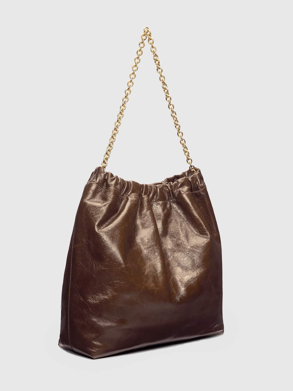 Dahlia Tote Bag - Mocha Leather