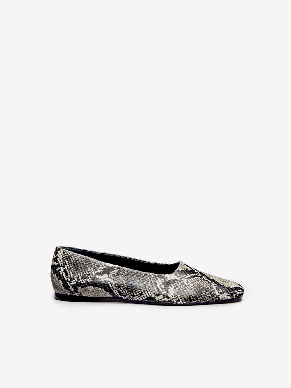 Inez Ballet Flat - Roccia Snake