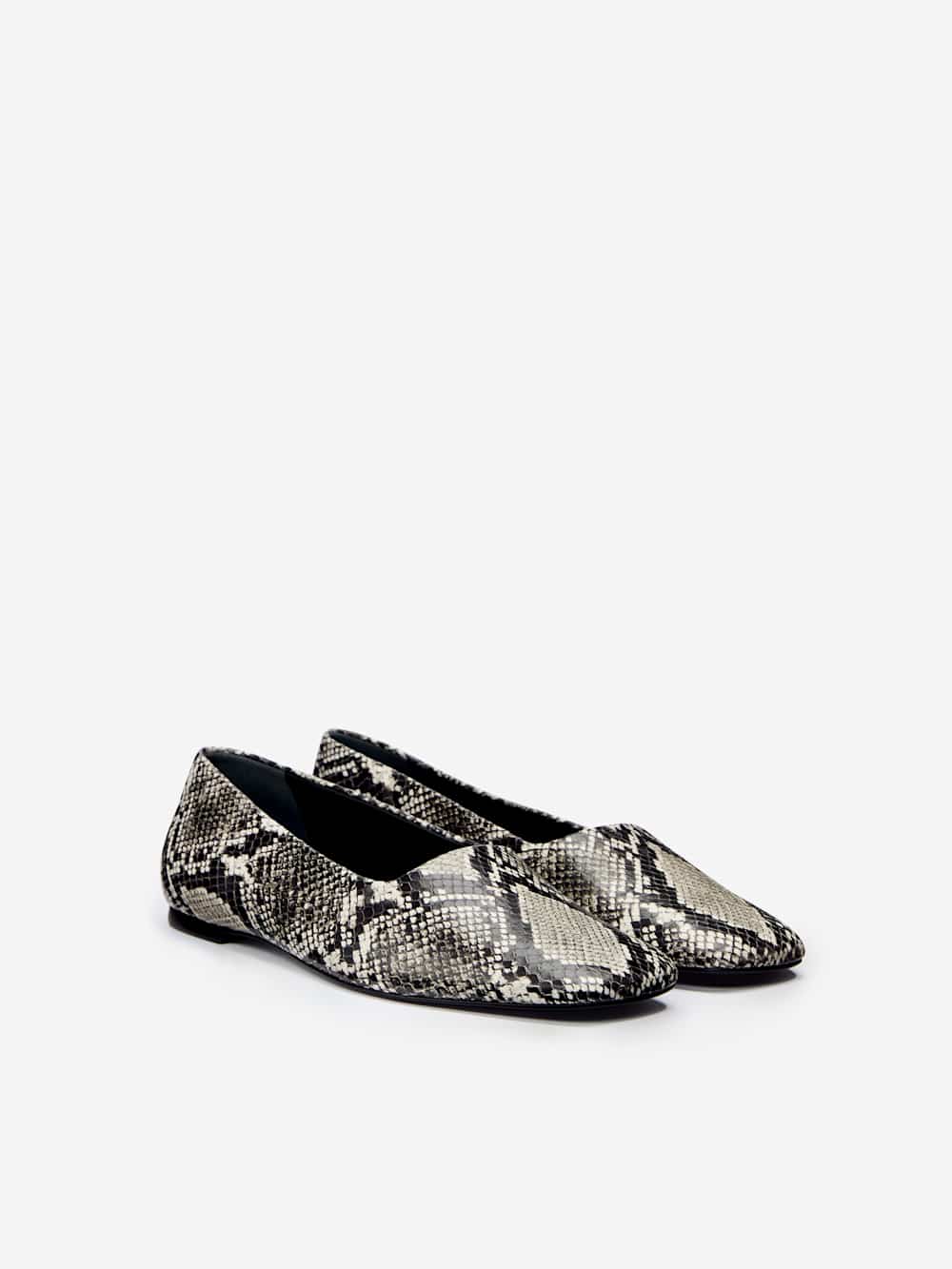 Inez Ballet Flat - Roccia Snake