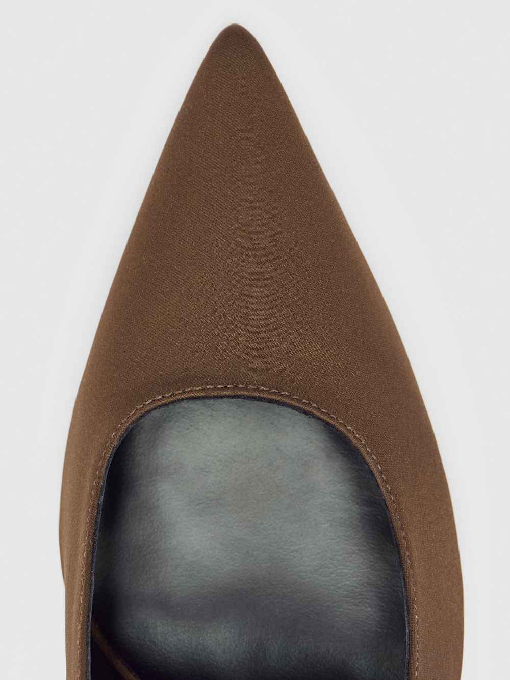 Joelle Heeled Pump - Pinecone Satin