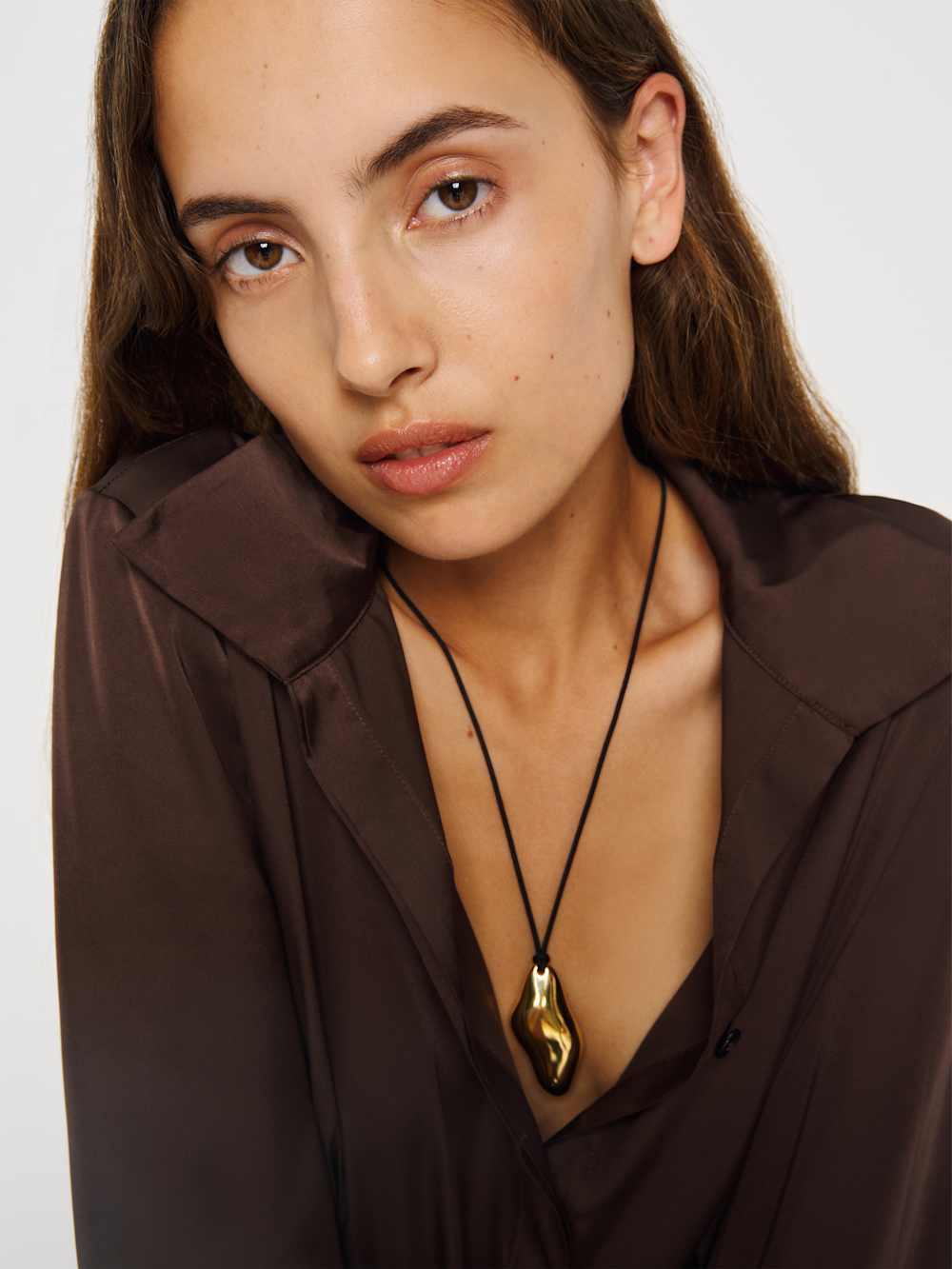 Carmel Necklace - Gold Black