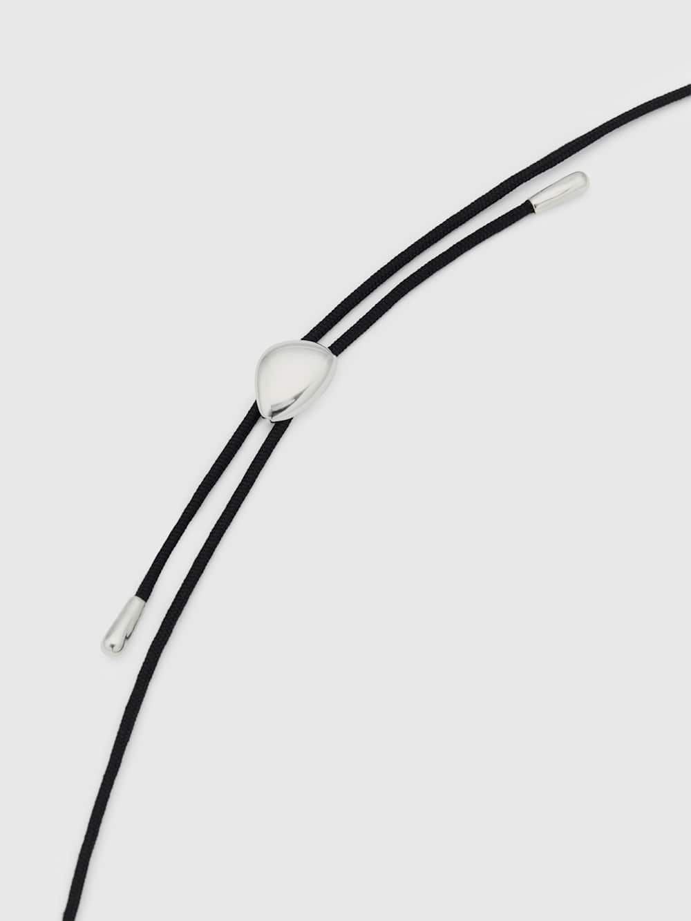 Carmel Necklace - Silver Black