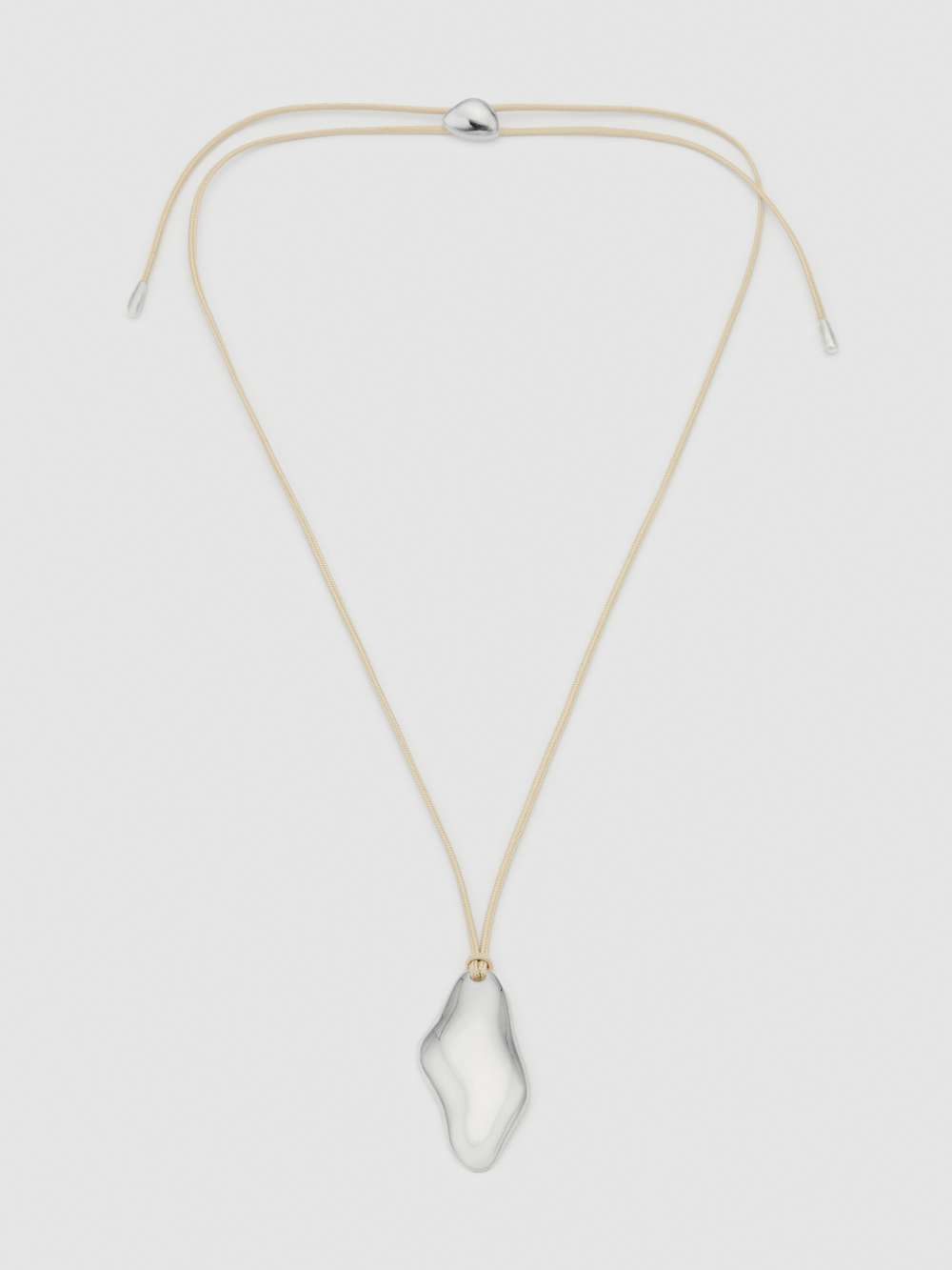 Carmel Necklace - Silver Ivory