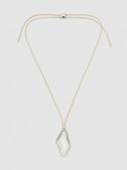 Carmel Necklace - Silver Ivory