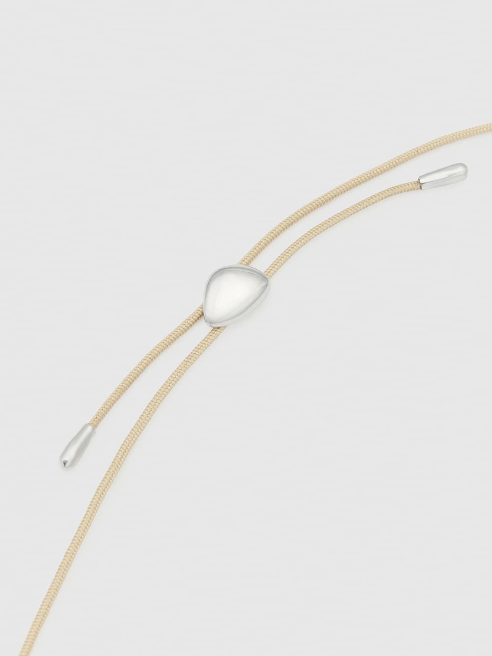 Carmel Necklace - Silver Ivory