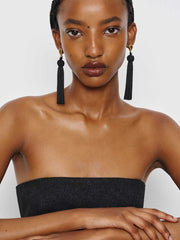 Dolores Tassel Earrings - Gold