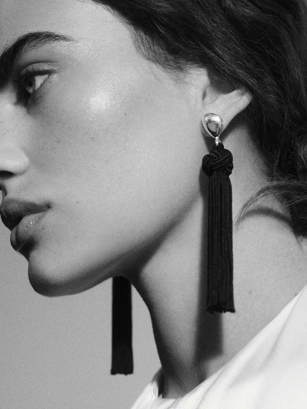 Dolores Tassel Earrings - Silver