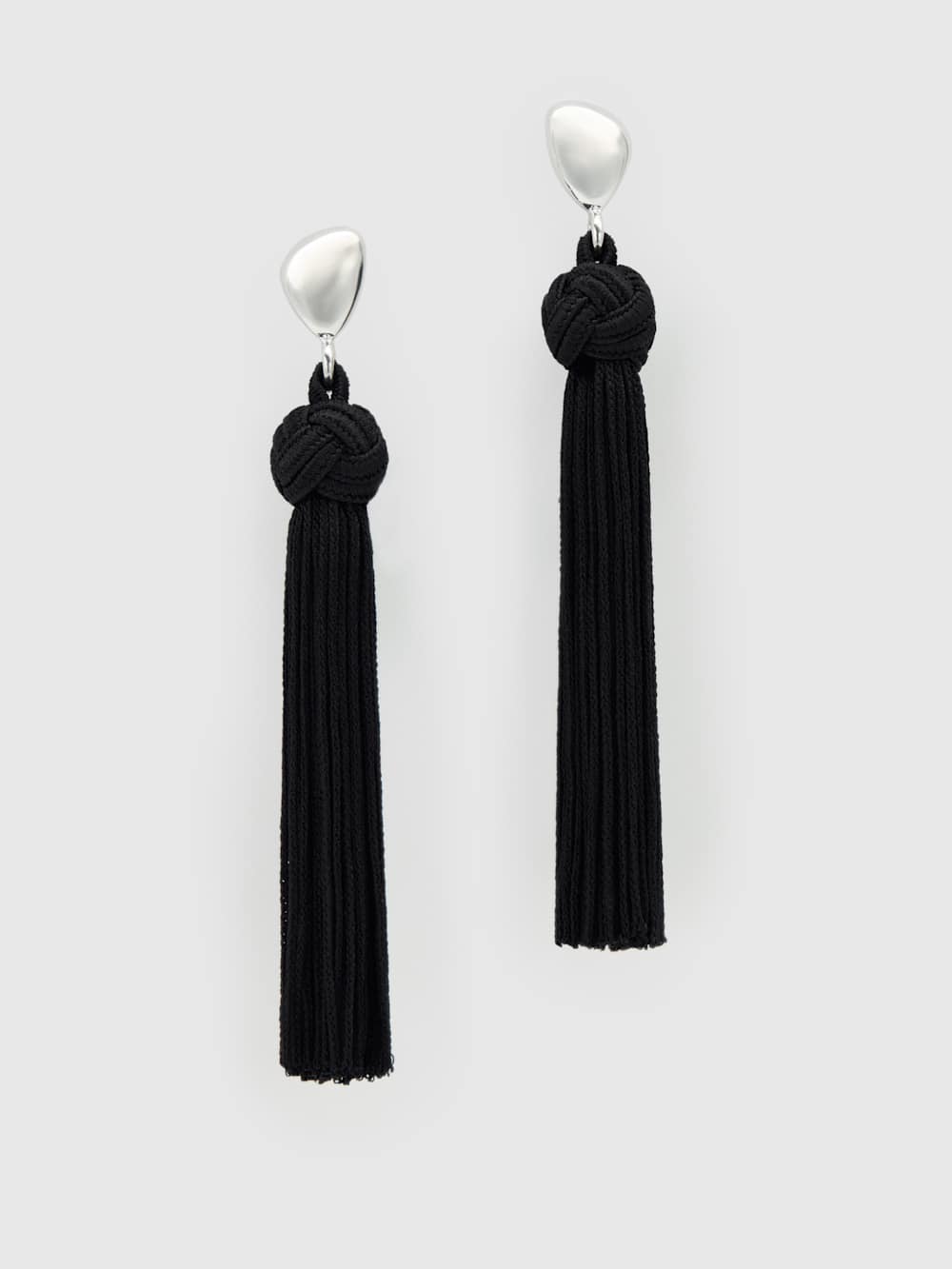 Dolores Tassel Earrings - Silver