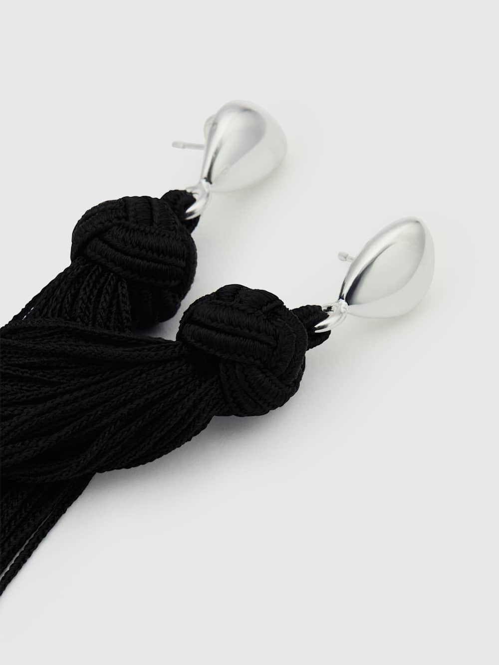 Dolores Tassel Earrings - Silver