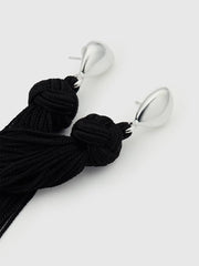 Dolores Tassel Earrings - Silver