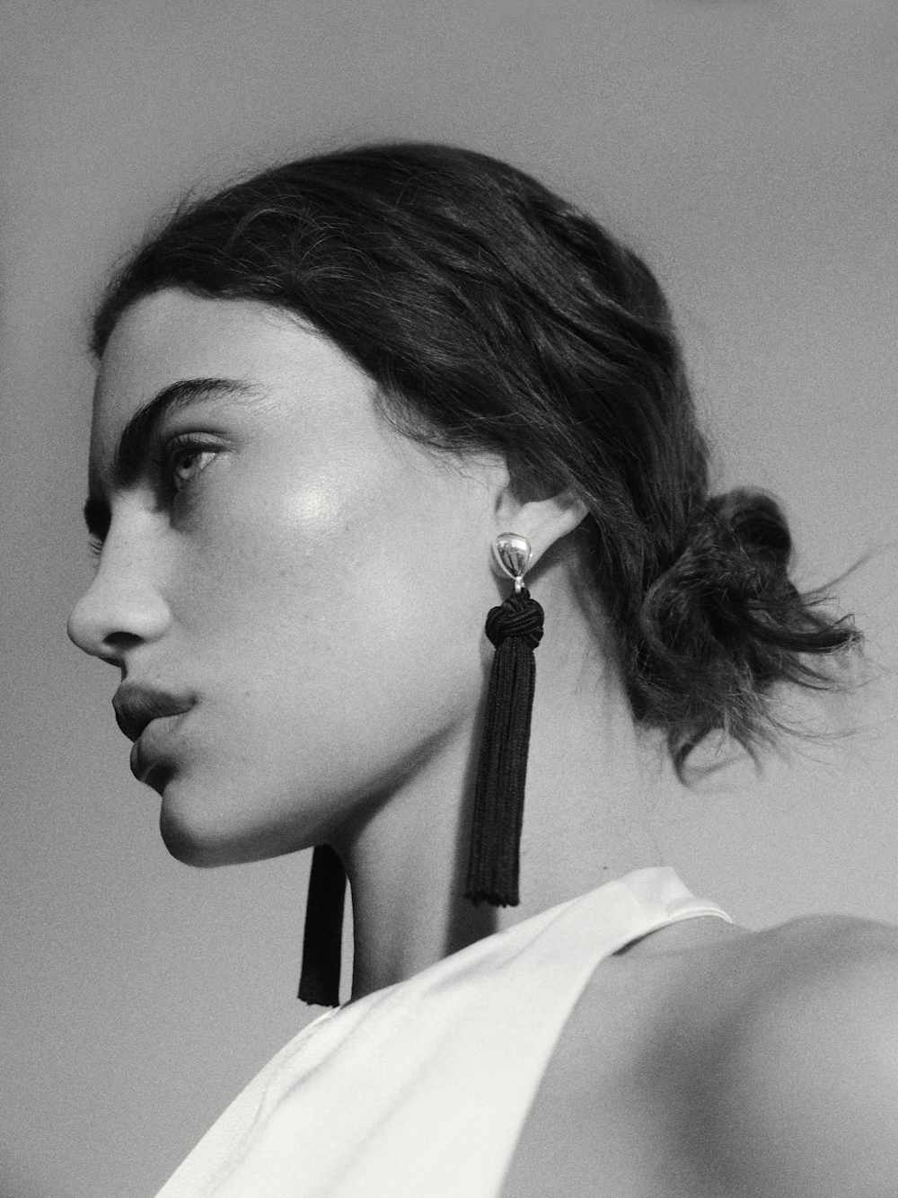 Dolores Tassel Earrings - Silver