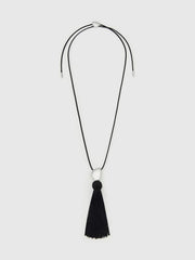Dolores Tassel Necklace - Silver